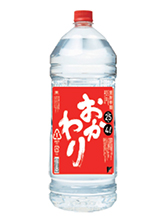 甲類焼酎 おわかり 4Lペット